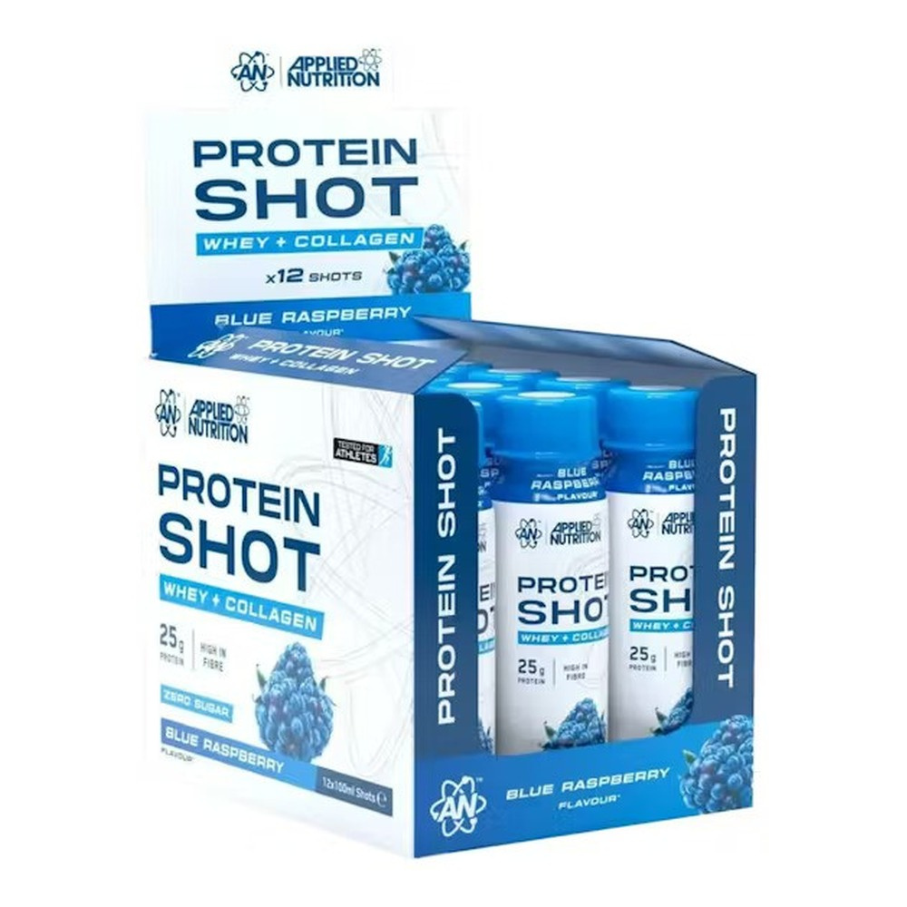 Applied Nutrition Shot proteinowy, Niebieska malina 12 x 100ml