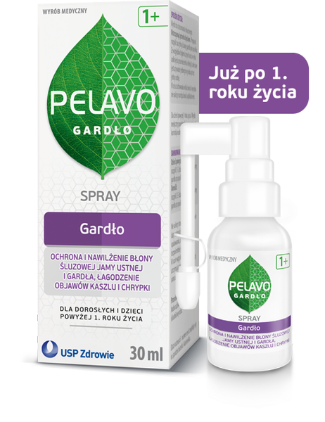 Pelavo Throat Spray Moisturizing Mucous Membranes Soothing Dryness Feeling and Throat Pain 30ml