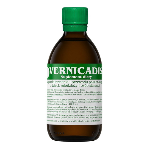 VERNICADIS Kompleks 8 Ekstraktów Ziołowych DER 1:1 Płyn 100ml
