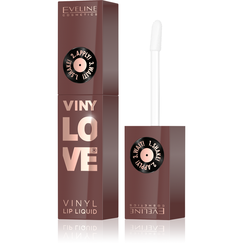 Eveline VinyLove Liquid Vinyl Lipstick with Gloss Effect No. 07 Nudy 4ml