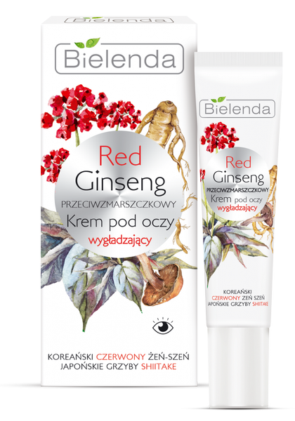 Bielenda Red Ginseng Przeciwzmarszczkowy Krem Pod Oczy Wygładzający 15ml
