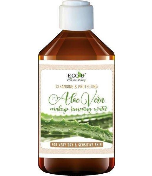 Eco U Aloe Vera Oczyszczająca Woda do Demakijażu do Skóry Bardzo Suchej i Wrażliwej 300ml