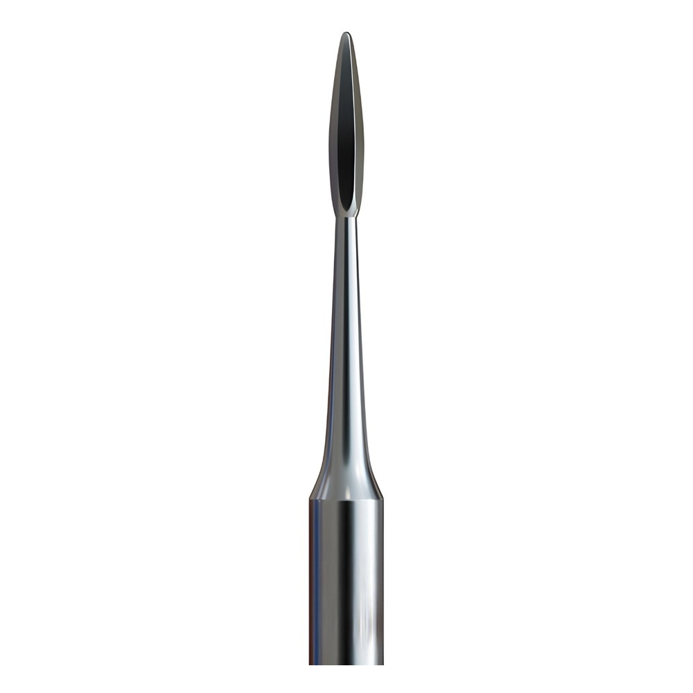 IQ Nails Stainless Steel Nail Drill Bit Flame Shape Bladeless 1.2mm 190NC.071.012 1 Piece