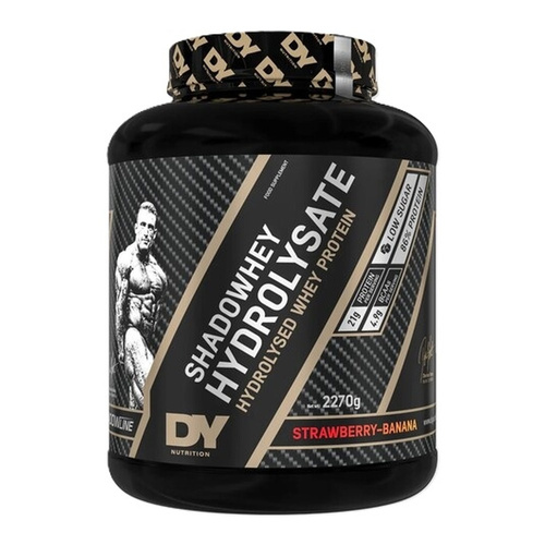 Dorian Yates Shadowhey Hydrolysate Hydrolysed Whey Protein Strawberry Banana for Muscle Growth and Maintenance 2270g