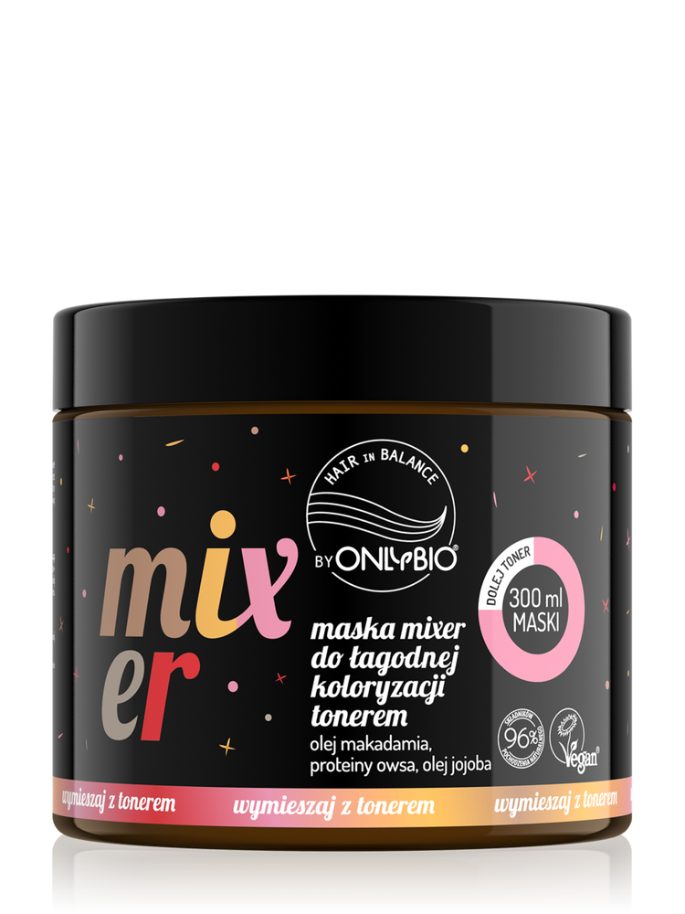OnlyBio Hair in Balance Maska Mixer do Łagodnej Koloryzacji Tonerem 300ml
