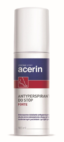 Acerin Forte Antiperspirant for Feet Protects Against Sweating and Unpleasant Smell 100ml