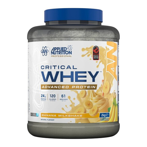 Applied Nutrition Critical Whey Białko Koktajl Bananowy na Wzrost i Regenerację Mięśni 2000g