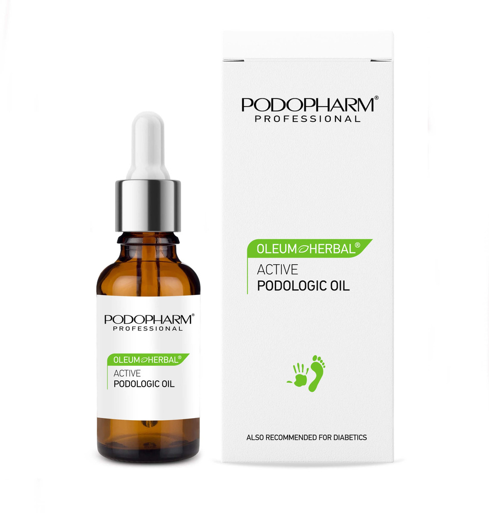 Podopharm Oleum Herbal Aktywny Olejek Podologiczny do Paznokci Dłoni i Stóp 30ml
