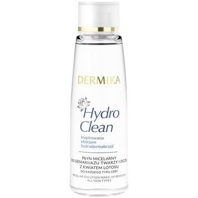 DERMIKA Hydro Clean, płyn micelarny do demakijażu twarzy i oczu, każdy typ cery 200ml