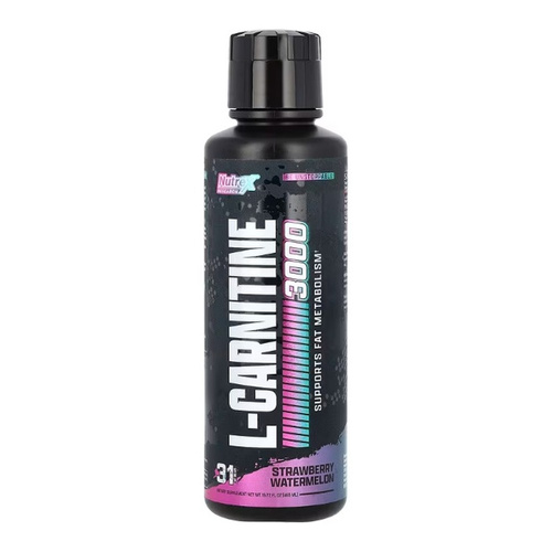 Nutrex L-Karnityna 3000 w Płynie na Metabolizm Tłuszczów i Wsparcie Wytrzymałości Truskawka Arbuz 465ml