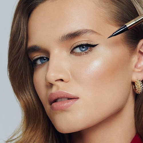 Eveline Variete Wodoodporny Czarny Eyeliner o Głębokim Kolorze 10ml