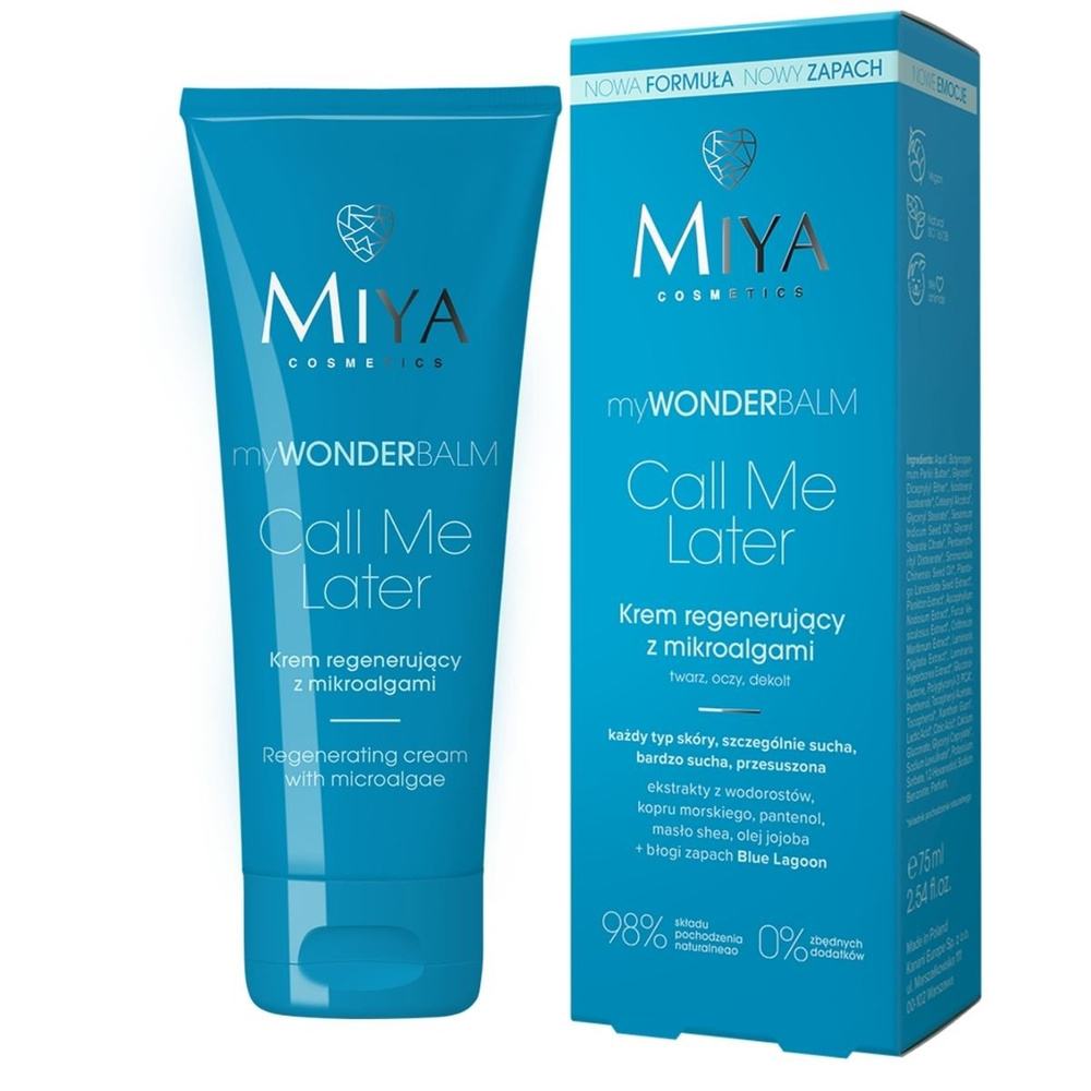 Miya myWONDERbalm Call Me Later Regenerujący Krem z Mikroalgami 75ml