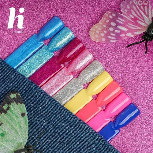 HI HYBRID Butterflies Gel Polish Blossom Neon # 117, 5ml