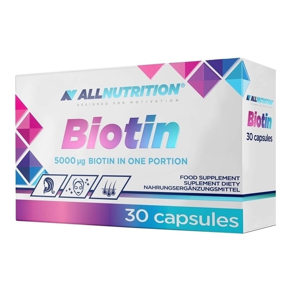 Allnutrition Biotin Dietary Supplement 5000uq 30 Capsules