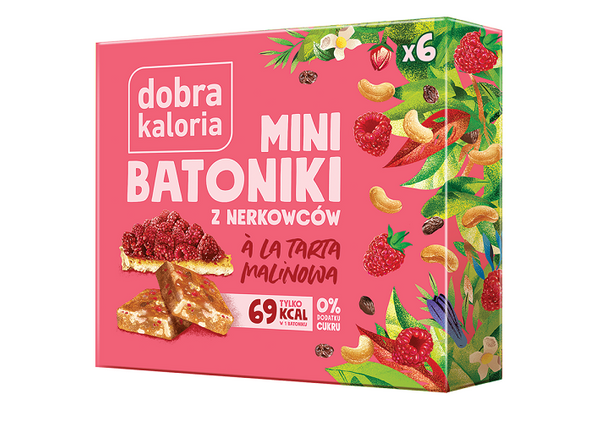 Dobra Kaloria Mini Cashew Bars A' la Raspberry Tart 102g