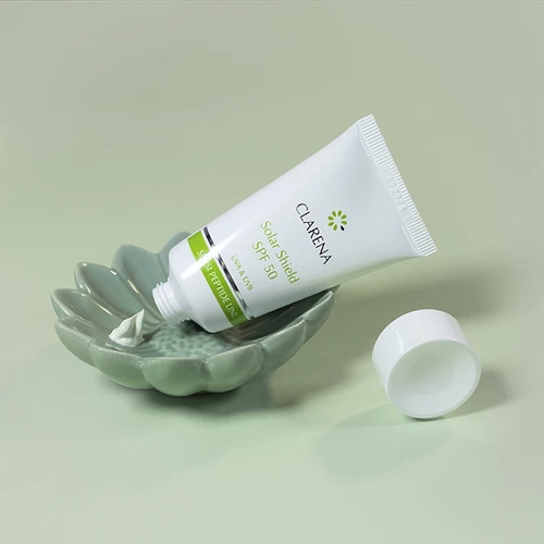 Clarena Sensi Peptide Line Solar Shield Protective Sunscreen SPF 50 for Sensitive Skin Prone to Discoloration 30ml