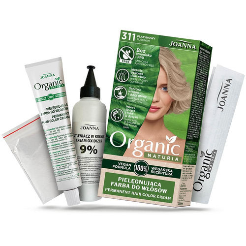 Joanna Organic Vegan Hair Dye No.311 Platinum 1 Piece