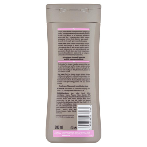 Joanna Ultra Color System Pink Shampoo for Blonde Lightened and Gray Hair 200ml