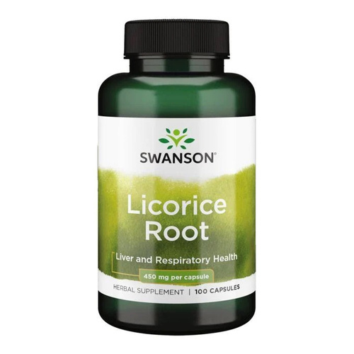 Swanson Licorice Root 450mg 100 Capsules