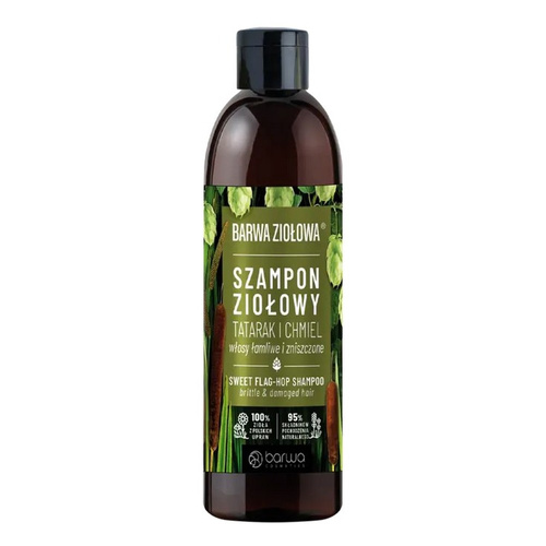 Barwa Ziołowa Szampon Ziołowy Tatarak i Chmiel dla Włosów Zniszczonych i Łamliwych 250ml