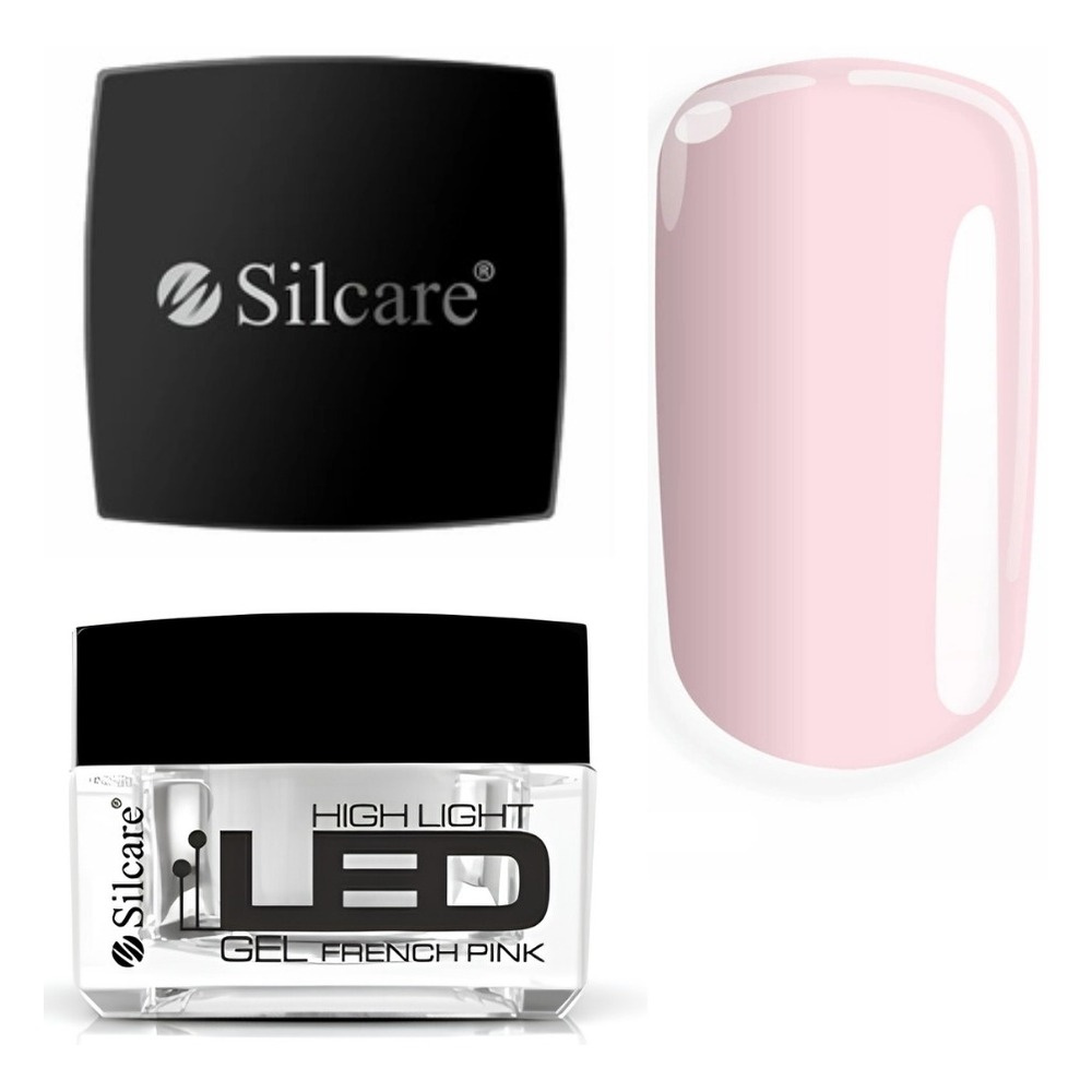 Silcare High Light LED French Pink One-Phase Builder Gel 30g