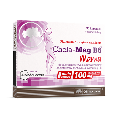 Olimp Chela Mag B6 Mama Magnesium Vitamin B6 for Pregnant and Breastfeeding Women 30 Pieces