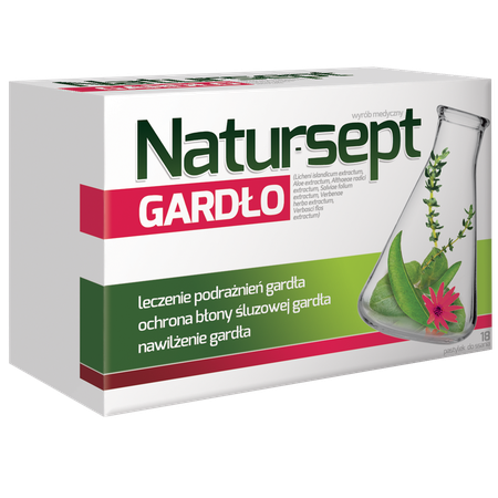Aflofarm Natur-Sept Throat 18 Pieces Best Before 30.11.26