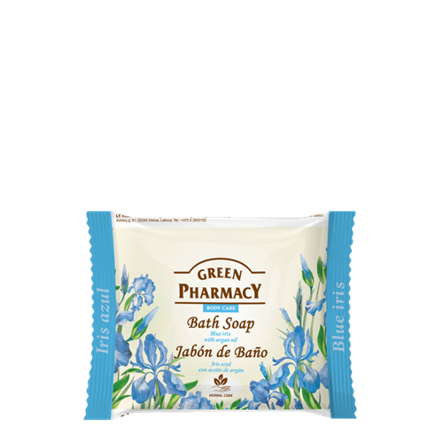 Green Pharmacy Bath Soap Blue Iris with Argan Oil 100g