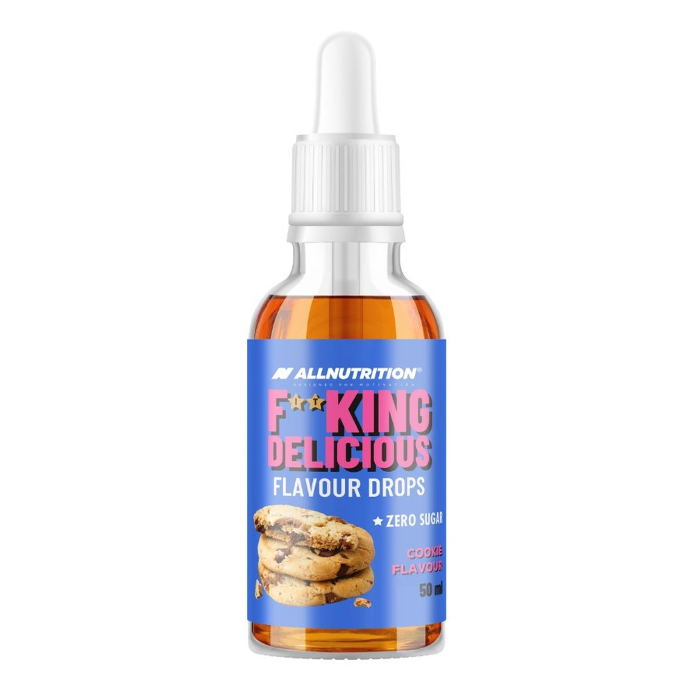 Allnutrition Fitking Delicious Flavour Drops Krople Smakowe Ciasteczkowe do Nadawania Smaku Potrawom 50ml