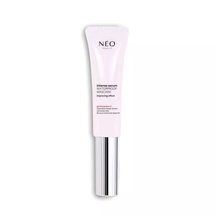 Neo Makeup Intense Serum Waterproof Mascara Black for Weak Thin Eyelashes 9ml