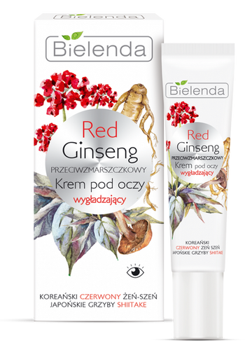 Bielenda Red Ginseng Przeciwzmarszczkowy Krem Pod Oczy Wygładzający 15ml