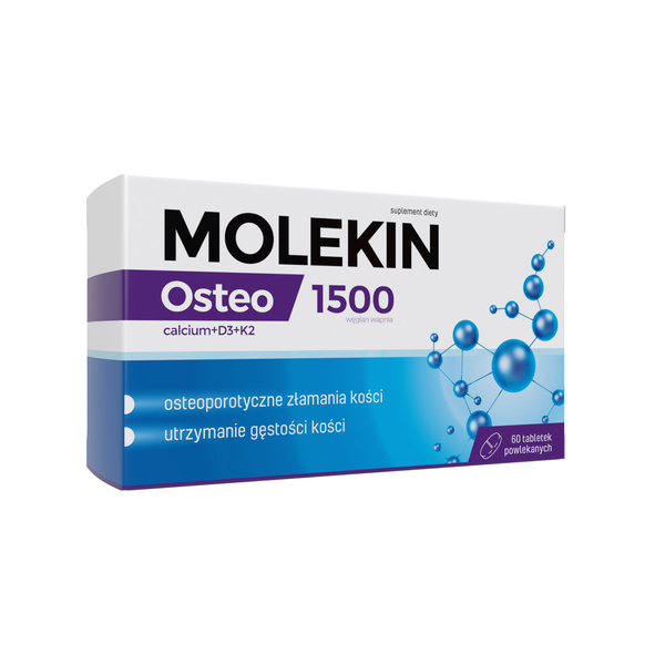 Molekin Osteo for Strengthened Bones 60 Tablets Best Before 31.01.25