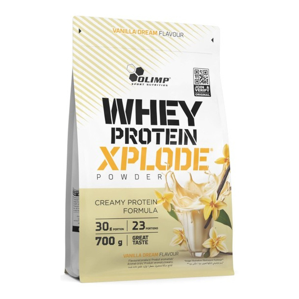 Olimp Nutrition Whey Protein Xplode Vanilla Dream Whey Protein for Muscle Mass Growth 700g