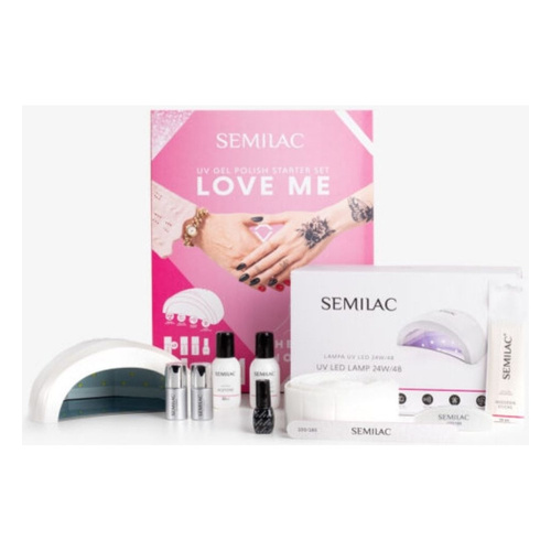 Semilac Love Me Customized Starter Set Lampa UV/LED 24W/48W