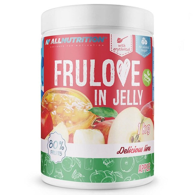 Allnutrition Frulove In Jelly Apple Low Calorie Fruit Gel Spread 1000g