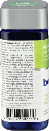 Bodymax Vital 50+ Żeń-Szeń Witaminy i Minerały 60 Tabletek