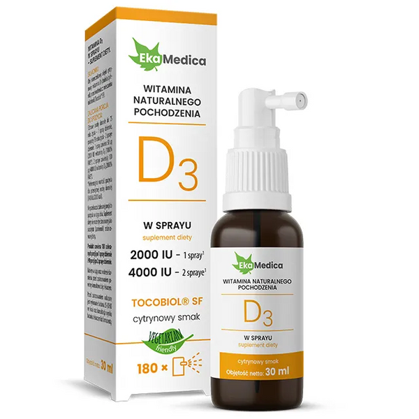EkaMedica Vitamin D3 Spray for Body Health 30ml