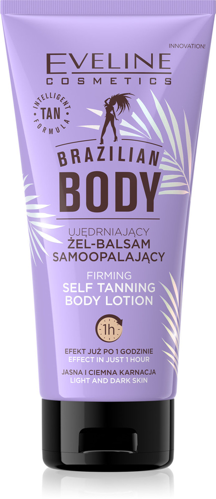 Eveline Brazilian Body Lotion Firming Gel-Balm Self-Tanning 150ml Best Before 29.08.25