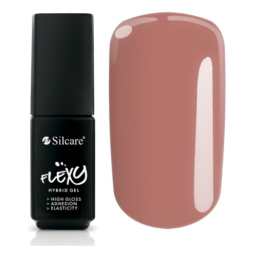 Silcare Flexy lakier hybrydowy UV/LED 135 Caramel Nude 4.5g