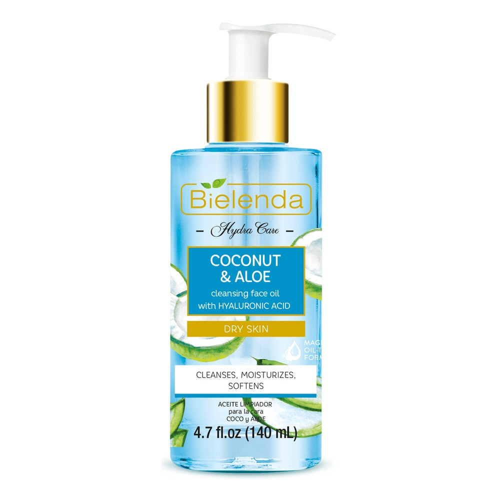 Bielenda Hydra Care Moisturizing Face Wash Oil Coconut and Aloe 140ml