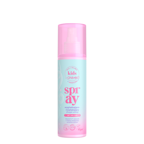 OnlyBio Hair in Balance Kids Magiczny Spray Wygładzająco-Rozplątujący Wiśnia Malina 200ml