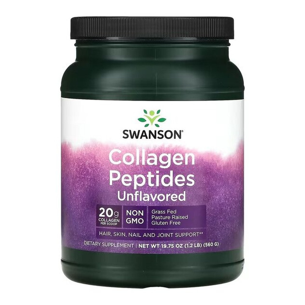 Swanson Collagen Peptides Kolagen Wspomaga Zdrowie Kości i Stawów 560g