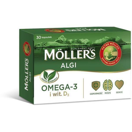 Mollers Algi Omega-3 Witamina D 30 Kapsułek