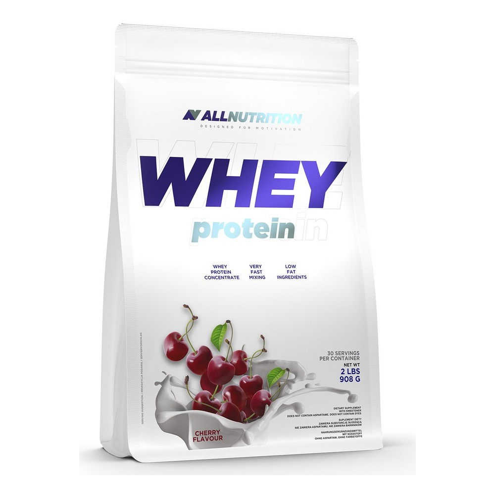 Allnutrition Whey Protein Koncentrat Białka Serwatkowego Podwójna Czekolada 908g