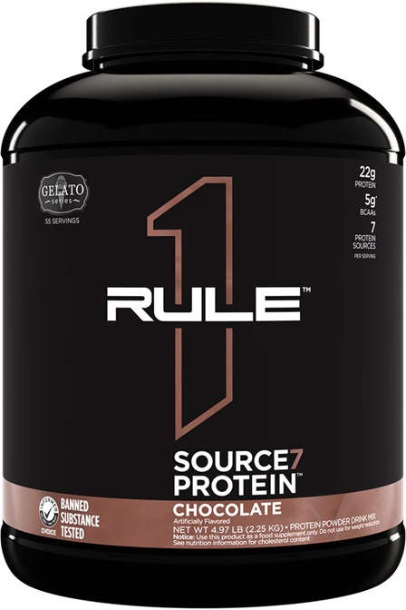 Rule One Source7 Protein, Chocolate Gelato - 2250g