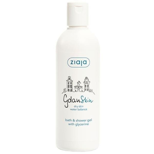 Ziaja GdanSkin Glicerynowy Żel Myjący pod Prysznic i do Kąpieli dla Skóry Suchej i Bardzo Suchej 300ml