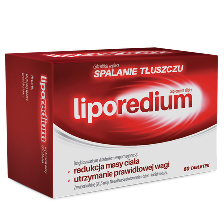 Aflofarm Liporedium Wspomaga Redukcję Wagi 60 Tabletek