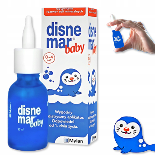 Disnemar Baby Izotoniczny Roztwór Soli Mineralnych 25ml