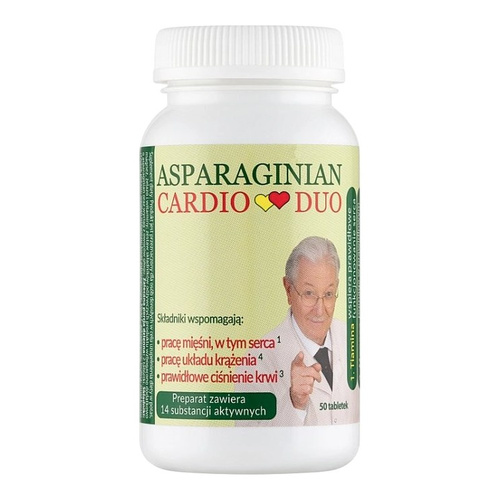 Asparaginian CardioDuo Supports Circulatory System 50 Tablets