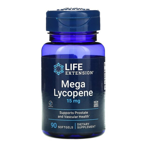Life Extension Mega Likopen 15 mg Na Zdrowie Prostaty 90 Kapsułek